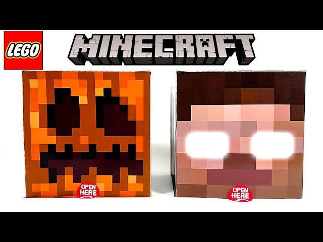 I'm Opening LEGO MINECRAFT LARGEST HEROBRINE Horror RANDOM BOX