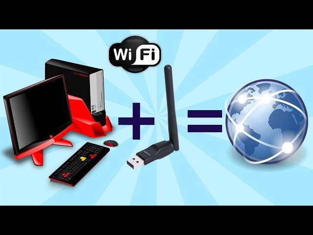 Как подключить компьютер к интернету через wi-fi usb адаптер