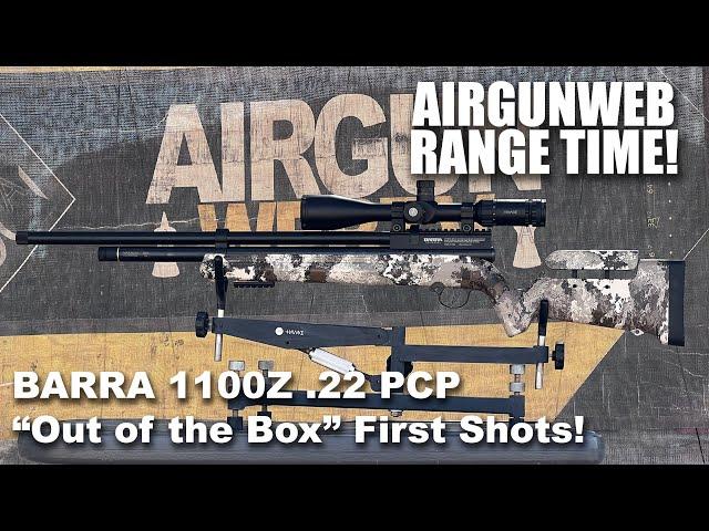 BARRA 1100Z .22 PCP Airgun - Part 1, Out of the box results with JSB Pellets