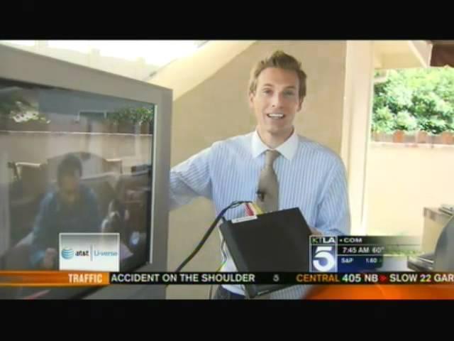 KTLA Unveils AT&T U-verse Wireless  Boxes