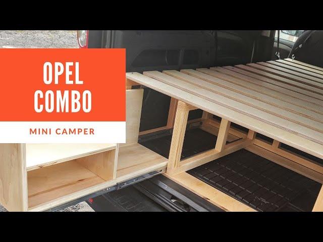 Opel COMBO Mini Camper Conversion in 2 minutes