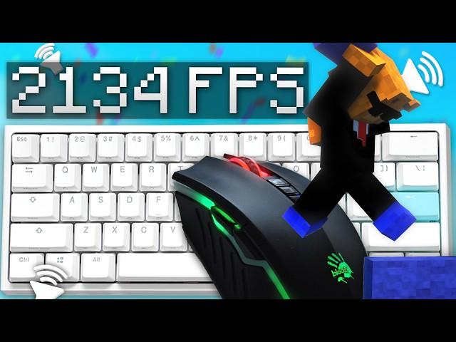 Keyboard + Mouse Sounds Bedwars ASMR (Telly Bridging)