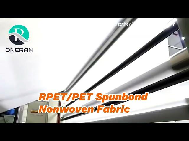 100% Recycled PET spunbond Nonwoven Fabric, RPET Spunbonded Non-woven Fabrics for shopping bag