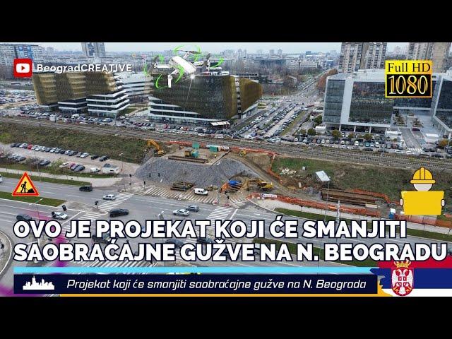 Novo REŠENJE za smanjenje SAOBRAĆAJNIH GUŽVI na N.Beogradu, IZGRADNJA nove  zgrade Ž.S. N. Beograd