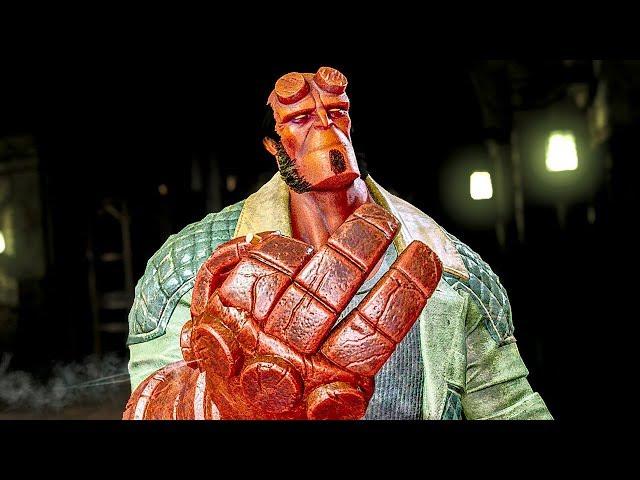 INJUSTICE 2 Hellboy All Intros Dialogue Character Banter 1080p HD