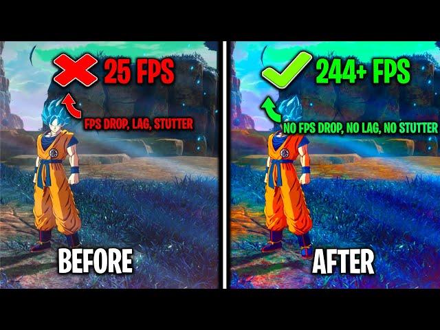 Dragon Ball Sparking Zero - Fps Boost, Fix Lag & Stutter | MAX FPS on ANY PC