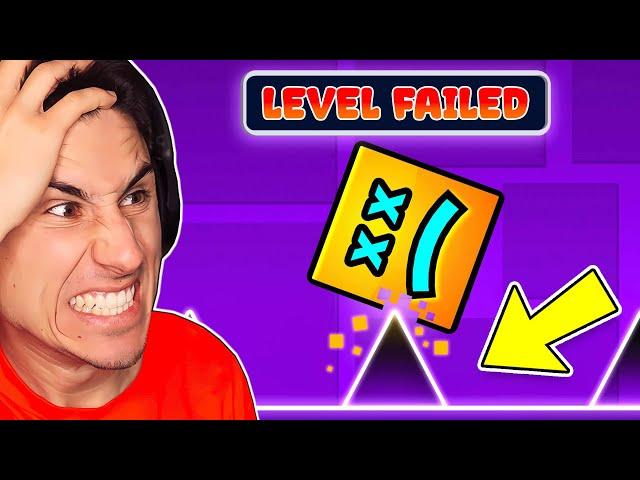 I Failed The EASIEST Geometry Dash Levels!