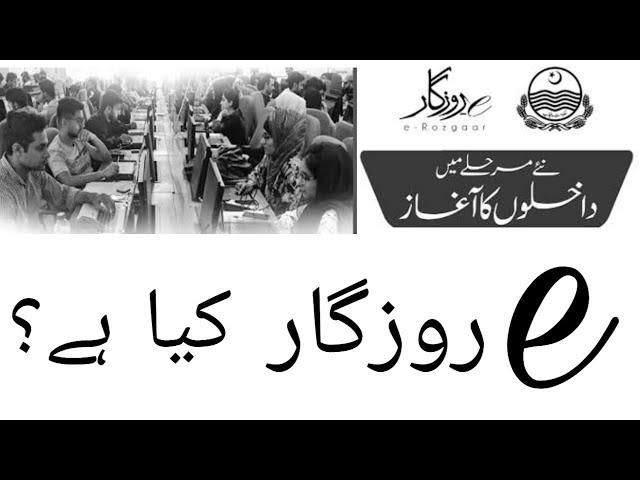 What is e rozgar || What is e rozgar training program || What is e rozgar program | Erozgaar lecture