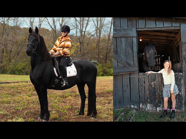 I RIDE HER FOR THE FIRST TIME! We got a HORSE! Family farm life #261 boat family and farm family