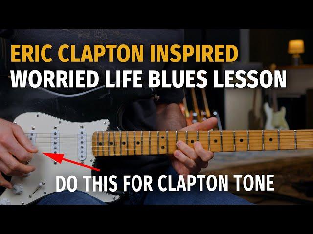 Eric Clapton Inspired Slow Blues Lesson