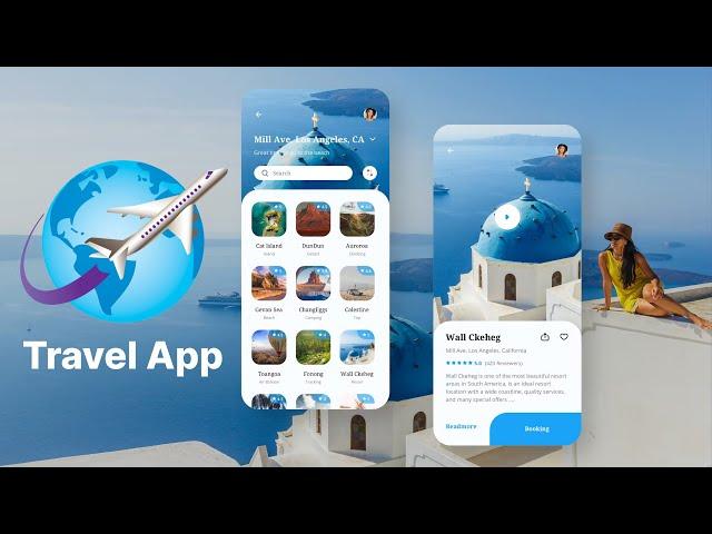 Flutter Travel App with Latest functionality  - Flutter Tutorial for beginners