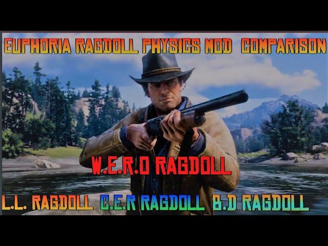 Red Dead Redemption 2 All Ragdoll Euphoria Physics  Mod Side By Side Comparison