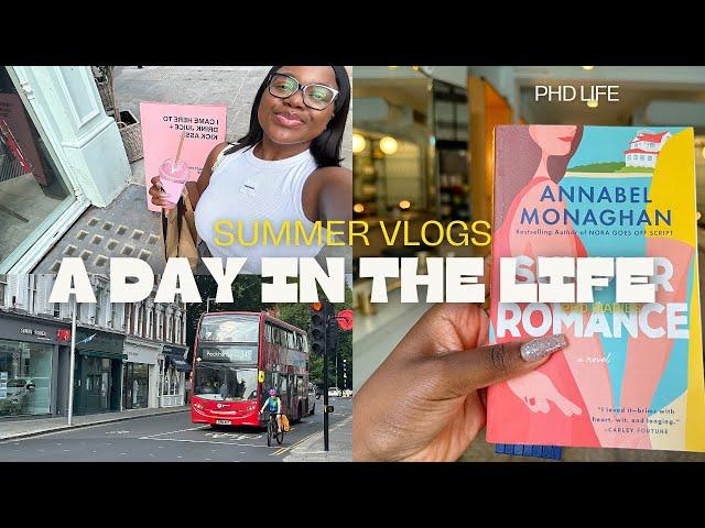 Summer VLOGS: Lunch Dates, UN Meetings, & Exams: A Day in the life of a PhD Student Living in London