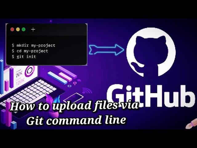 How to upload files/ folder to GitHub via command line