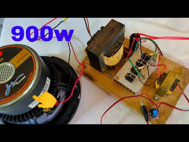 DIY Powerful Ultra Bass Booster Amplifier // How to make DIY Booster Amplifier