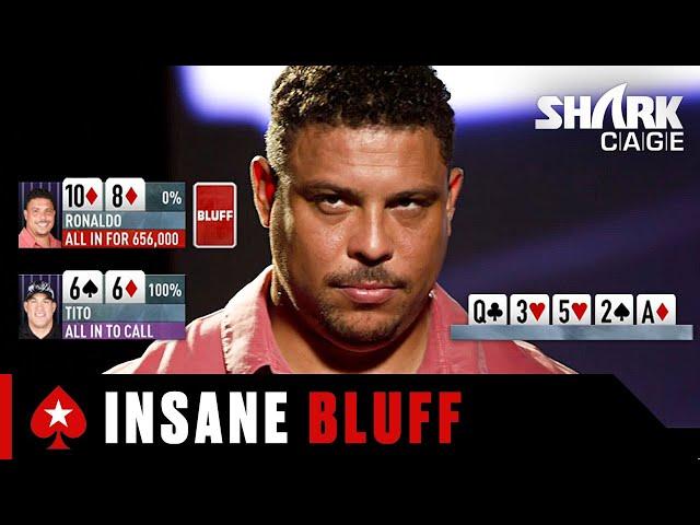 Ronaldo's SICK Bluff ️ Best of Shark Cage ️ PokerStars