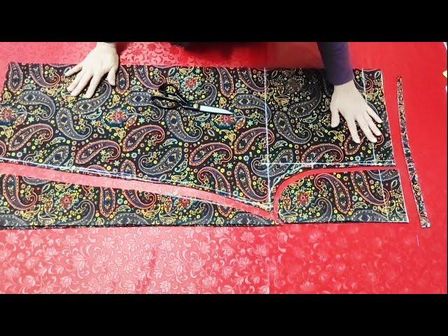 Sew in 10 minutes / VERY EASY FLANN PANTS cutting and sewing @Zeliş's Sewing Room