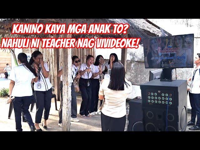 NAALIW ANG MGA STUDYANTE SA AKING MINI VIDEOKE,NAHULI TOLOY NI TEACHER. @electrosoundsanddiy