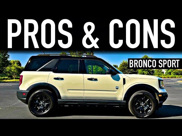 Pros & Cons of the 2024 Ford Bronco Sport