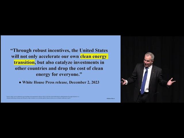 2024 - Keynote - Hydrocarbons, Renewables, and the Future of American Energy - Robert Bryce