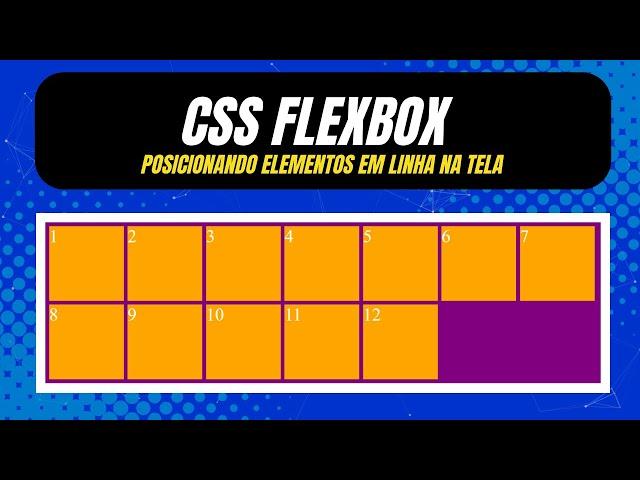 CSS Flexbox - Posicionando elementos em linha na tela