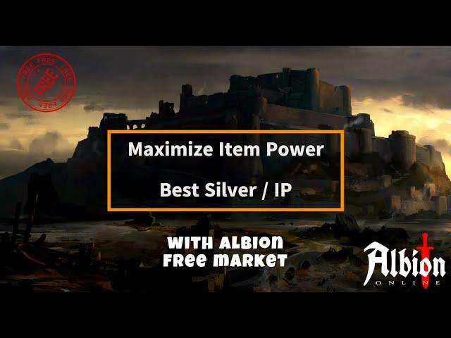 More Item Power for Less Silver! Use this when you're going farming!