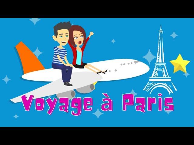 TRIP TO PARIS French Basic Conversation | VOYAGE À PARIS Conversation en Français