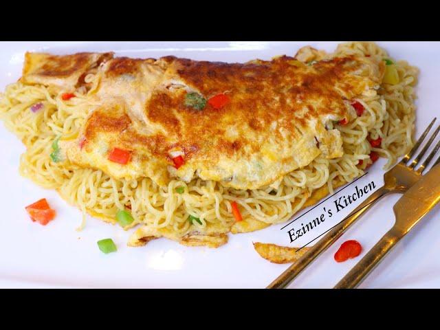 How to cook Mallam Noodles and fried Eggs/ Street Meshai