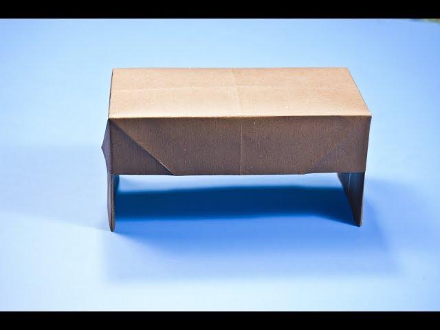 How to make an origami table