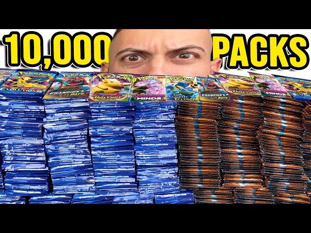 The Biggest Pokemon Cards Opening Of All Time | 10,000 Packs