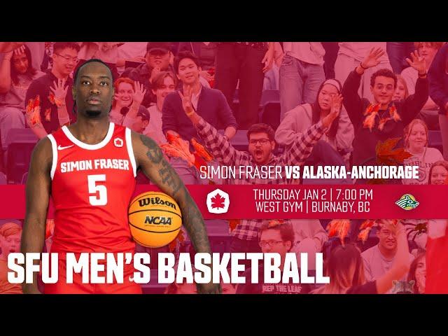 SFU Men's Basketball: Red Leafs vs University of Alaska Anchorage - Jan 2nd, 2025