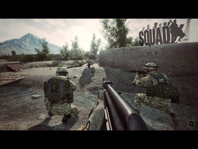 Squad - это тактический FPS, реалистичные сражения, командная работа и коммуникация.