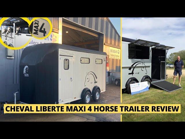 Cheval Liberte Maxi 4 (Optimax) - 4 Horse Trailer *FULL REVIEW*