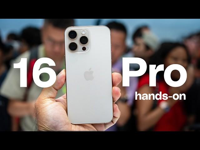 iPhone 16 Pro and Pro Max hands-on