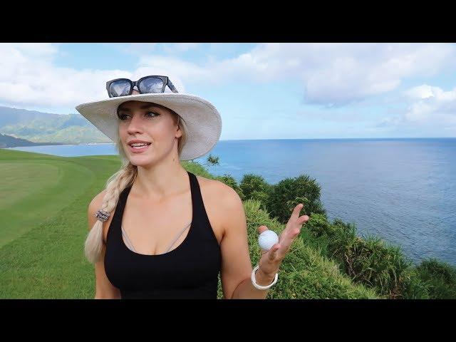 STUNNING HAWAIIAN OCEAN SIDE GOLF VLOG // PRINCEVILLE MAKAI GOLF CLUB