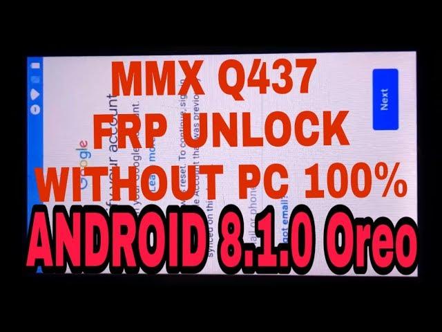 Micromax q437 frp unlock without PC 100%