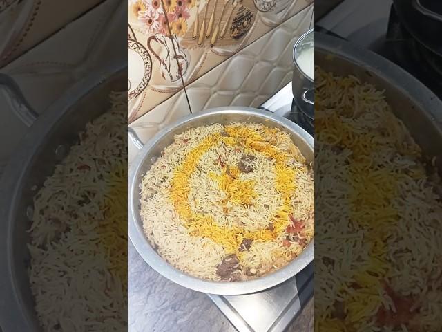 Beef Yahni Palao #beefpulao #yahnipulao #whitepulao #degipulao #shorts
