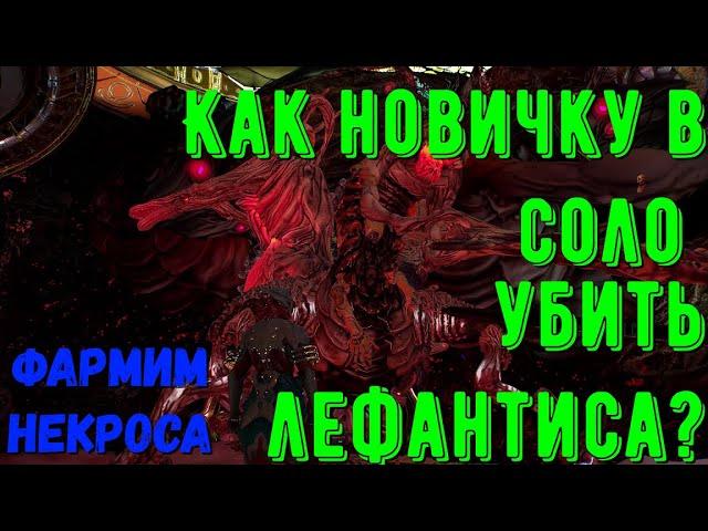 Гайд как новичку в соло убить Лефантиса. Фарм некроса.