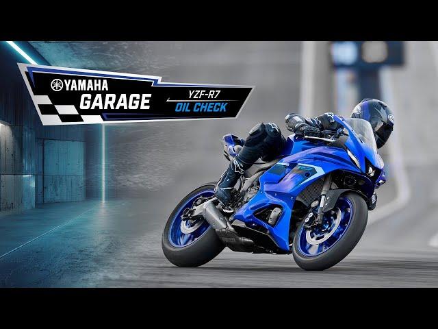 How to Check Yamaha YZF-R7 Oil Levels | #Yamaha DIY Garage