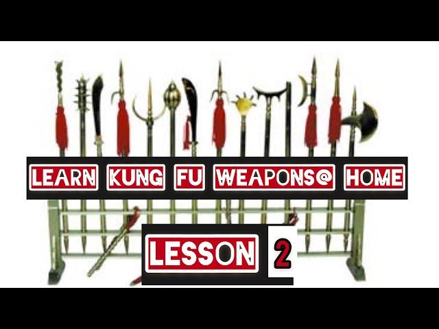learning kung fu weapon at home / lesson 2 , kung fu staff basics / 初级棍术