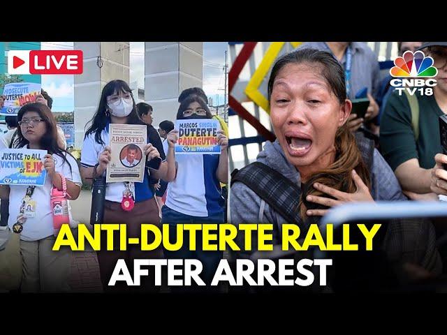 LIVE: Anti-Duterte Rally After The Philippine Ex-President Was Arrested at Manila Airport | N18G