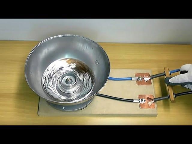 Liquid Mercury vortex in a magnetic field