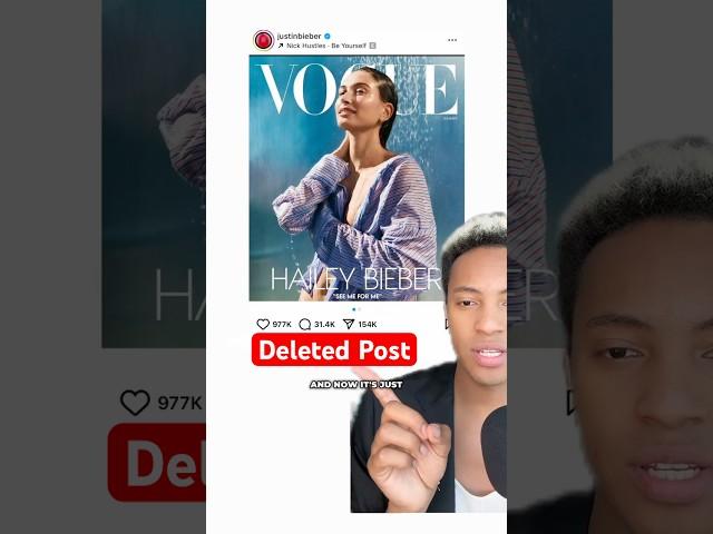 Justin Bieber Deleted This Bizarre Post About Hailey Bieber