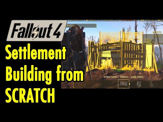 Settlement Building From SCRATCH | Fallout 4 | xBeau Gaming