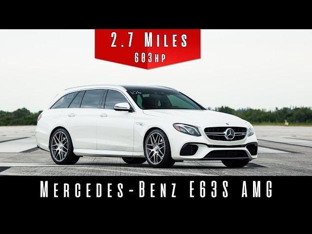 2018 Mercedes-Benz E63S AMG Estate/Wagon (Top Speed Test)