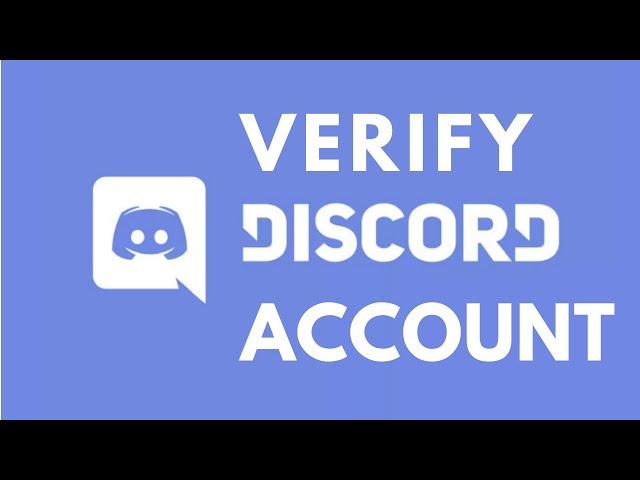 How to Verify Discord Account | Verify email on Discord 2020