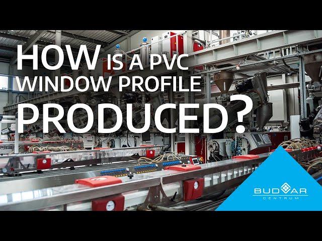 How is a PVC window profile produced?