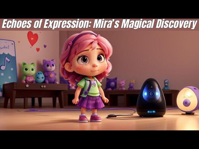 Echoes of Expression: Mira’s Magical Discovery_albatross village_kids animated cartoon videos