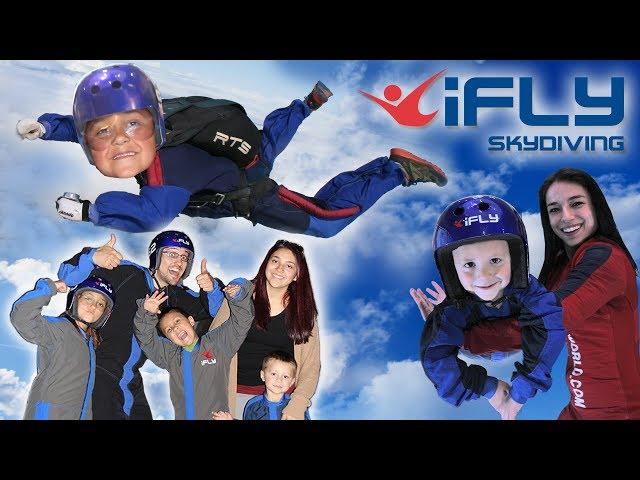 KIDS GO INDOOR SKYDIVING!! FUNnel V Competition @ iFly Dallas, TX CHALLENGE Who Flew Better?