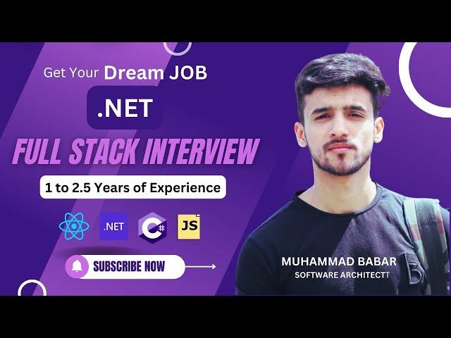 Full Stack  .NET Interview C#, Front End,  .NET,and SQL Question for Beginners | Mock Interviews